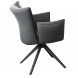 Chair LEDER black leather